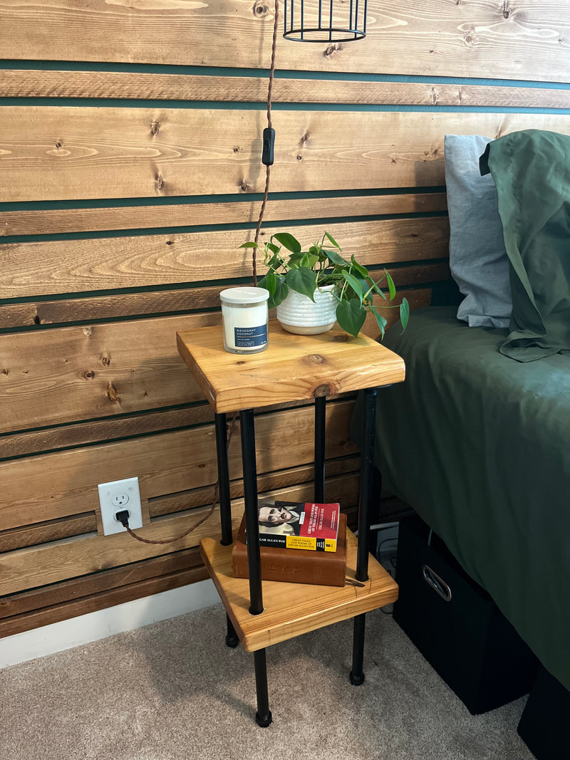 Pipe Accent Night Stand