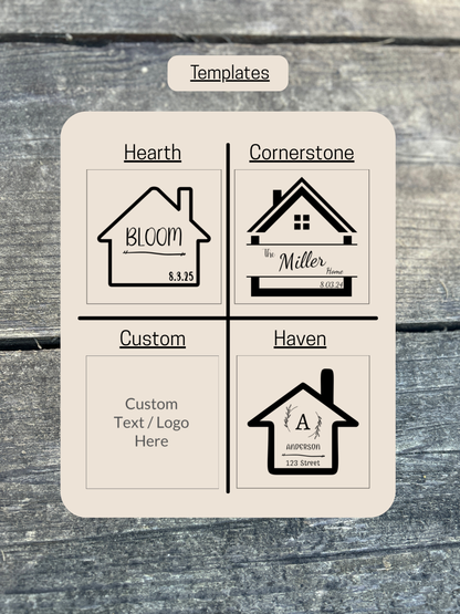 Welcome Home Coaster - 4 Pack