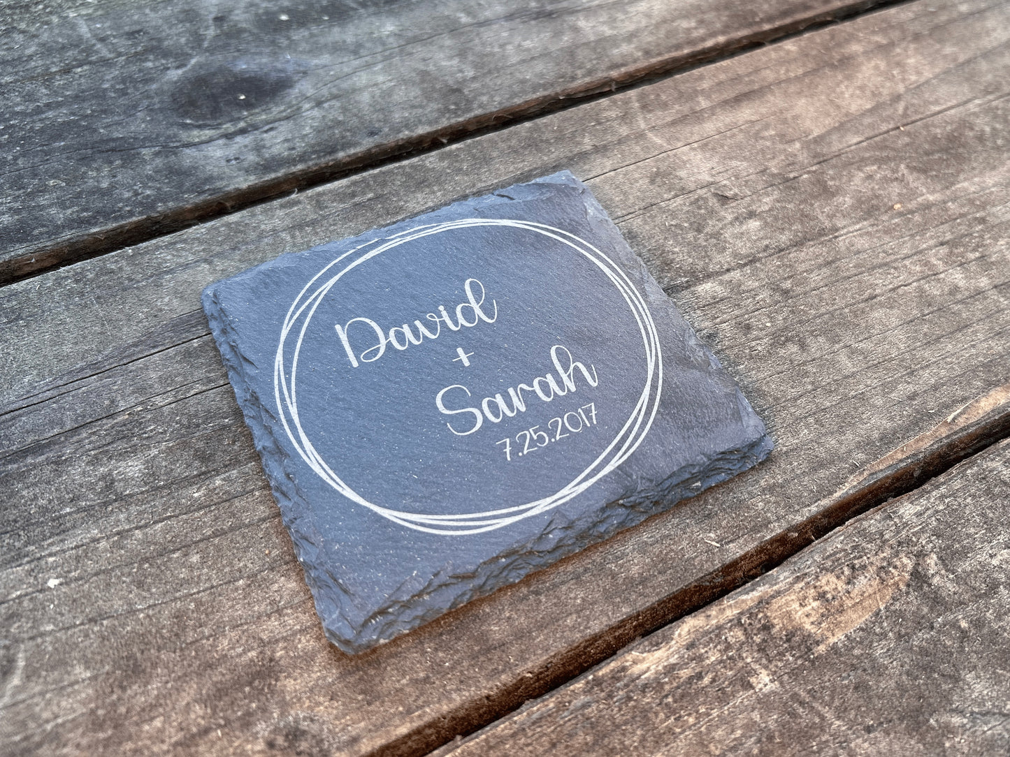 Ever After Coaster Wedding Favor