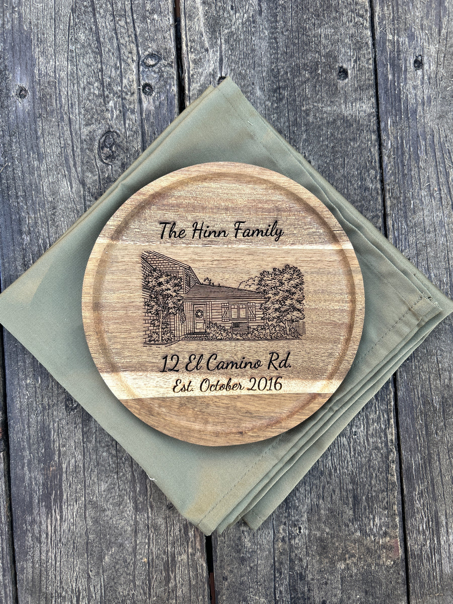 Custom Housewarming Round