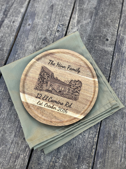 Custom Housewarming Round