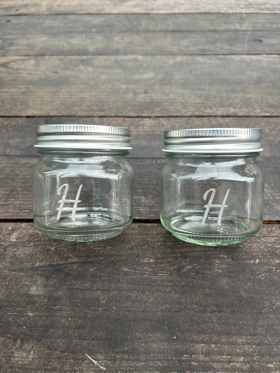 Pair of Custom Housewarming Jars