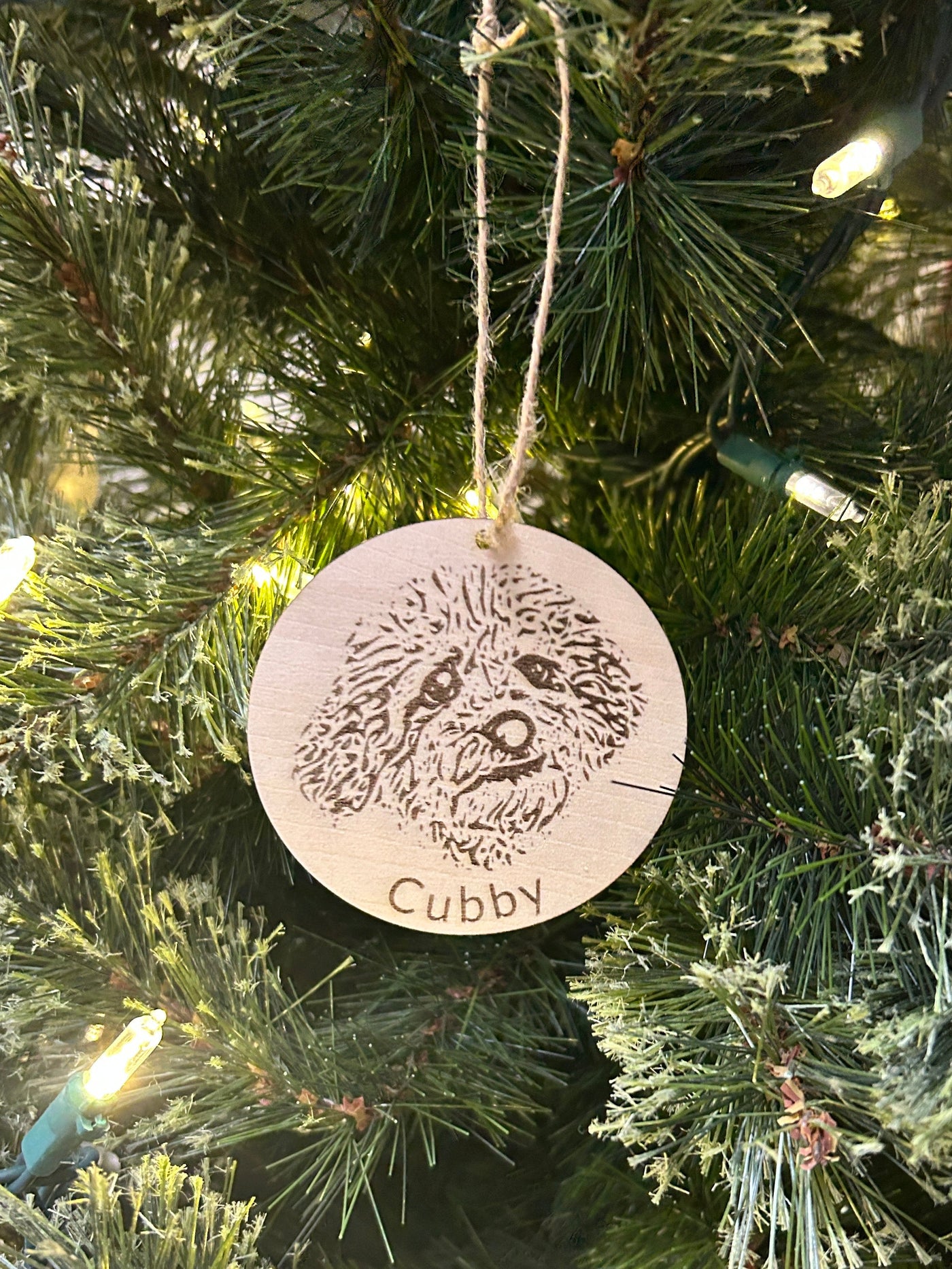 Custom Pet Portrait Ornament