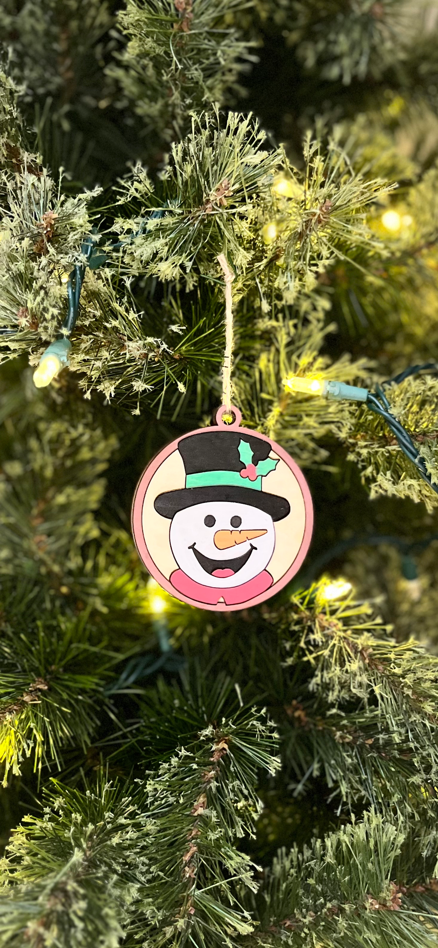 Festive Snowman Ornament