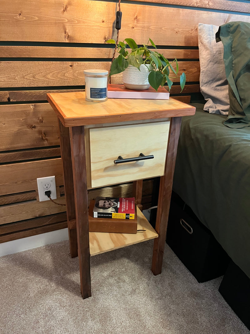 Redwood Accent Night Stand